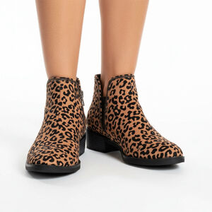 CALL IT SPRING Vegan Leather Leopard Cheetah Fall Winter Boots Women’s Size 8.5